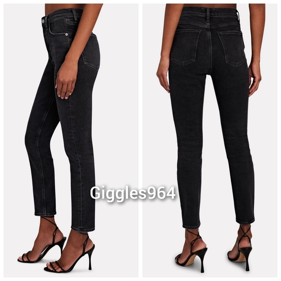 Agolde Nico Slim Fit Jeans Hotline Black - Picture 1 of 13